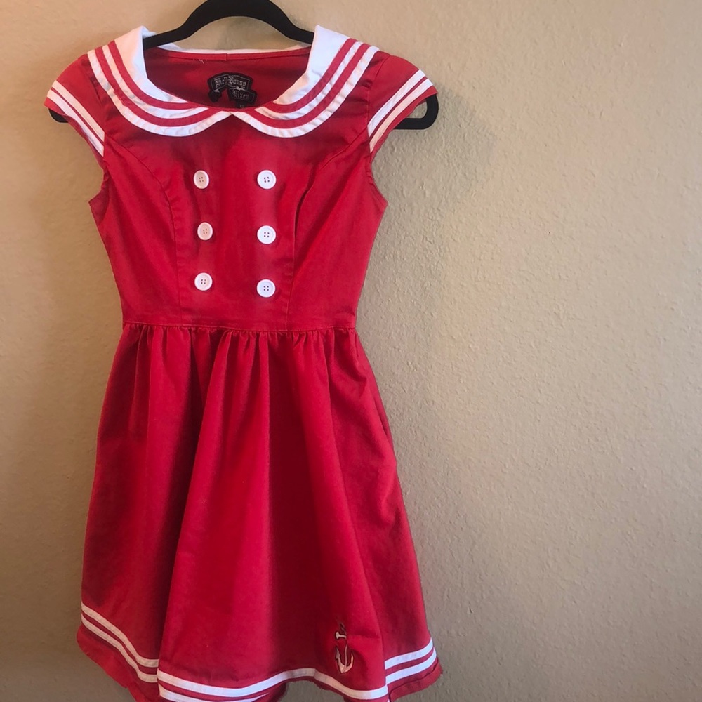 Hell Bunny Sailor Dress (RARE)